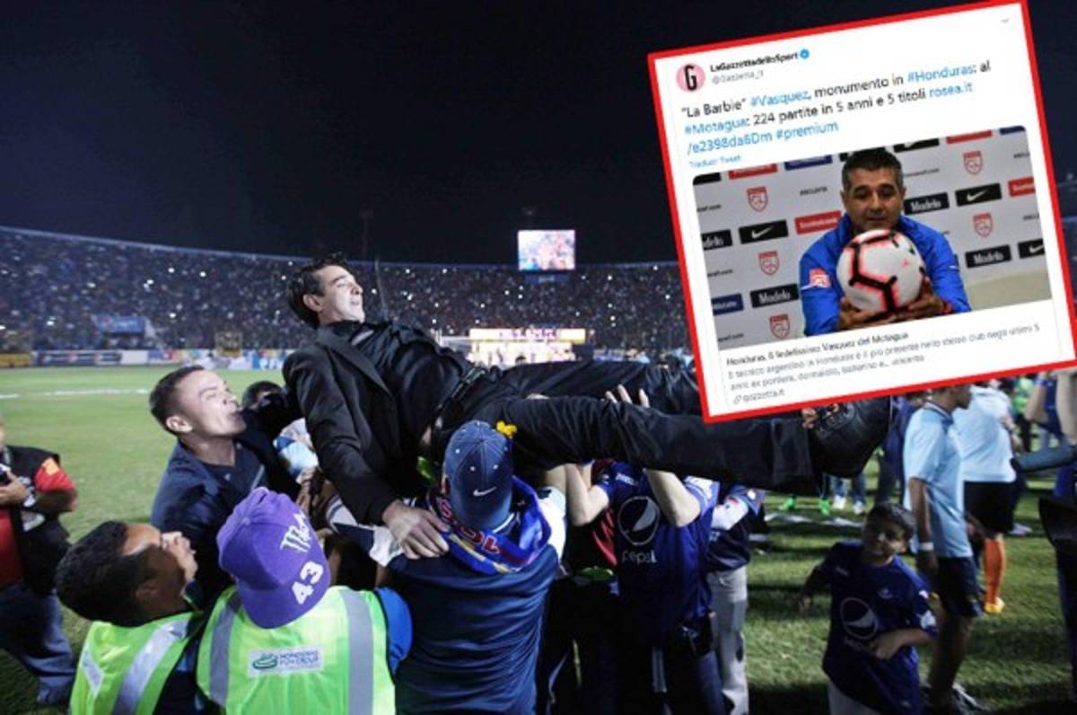 La Gazzetta Dello Sports de Italia destaca récord de Diego Vázquez y lo coloca en la élite