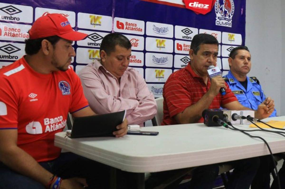 Cinco anillos de seguridad para el juego entre Olimpia y Real España