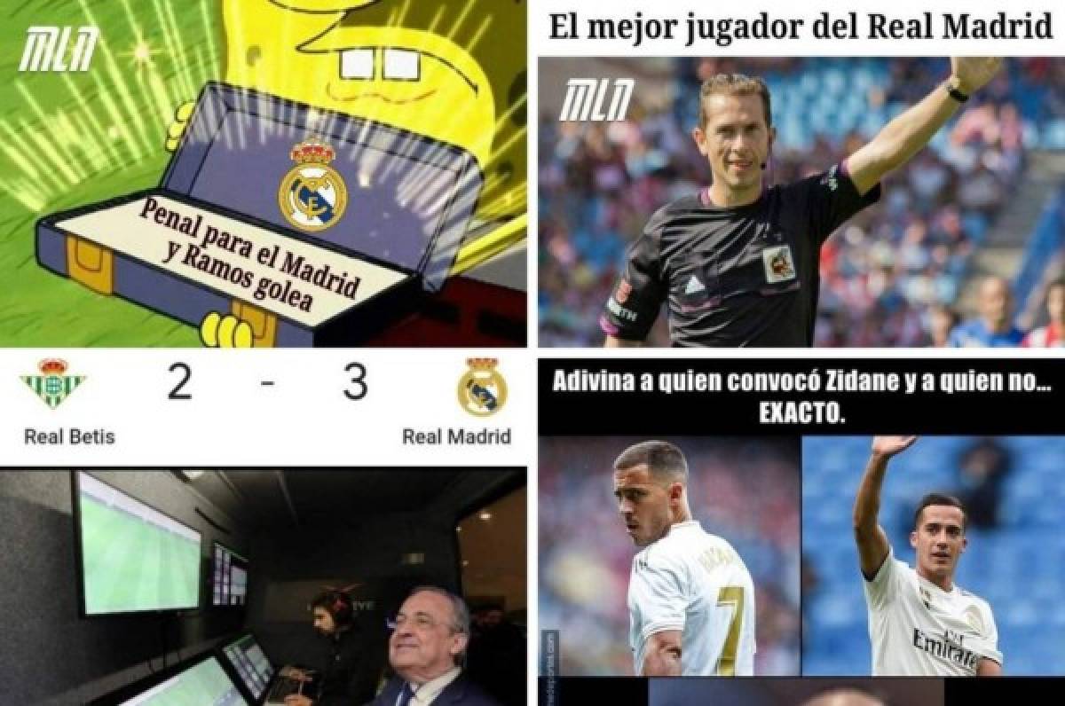 Los memes hacen pedazos al Real Madrid por recibir otra 'ayuda' del VAR ante el Betis