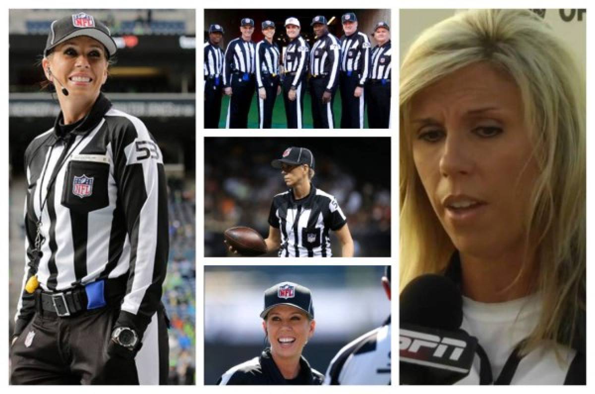 Sarah Thomas, la primera mujer que pitará un partido de playoffs en la historia de la NFL