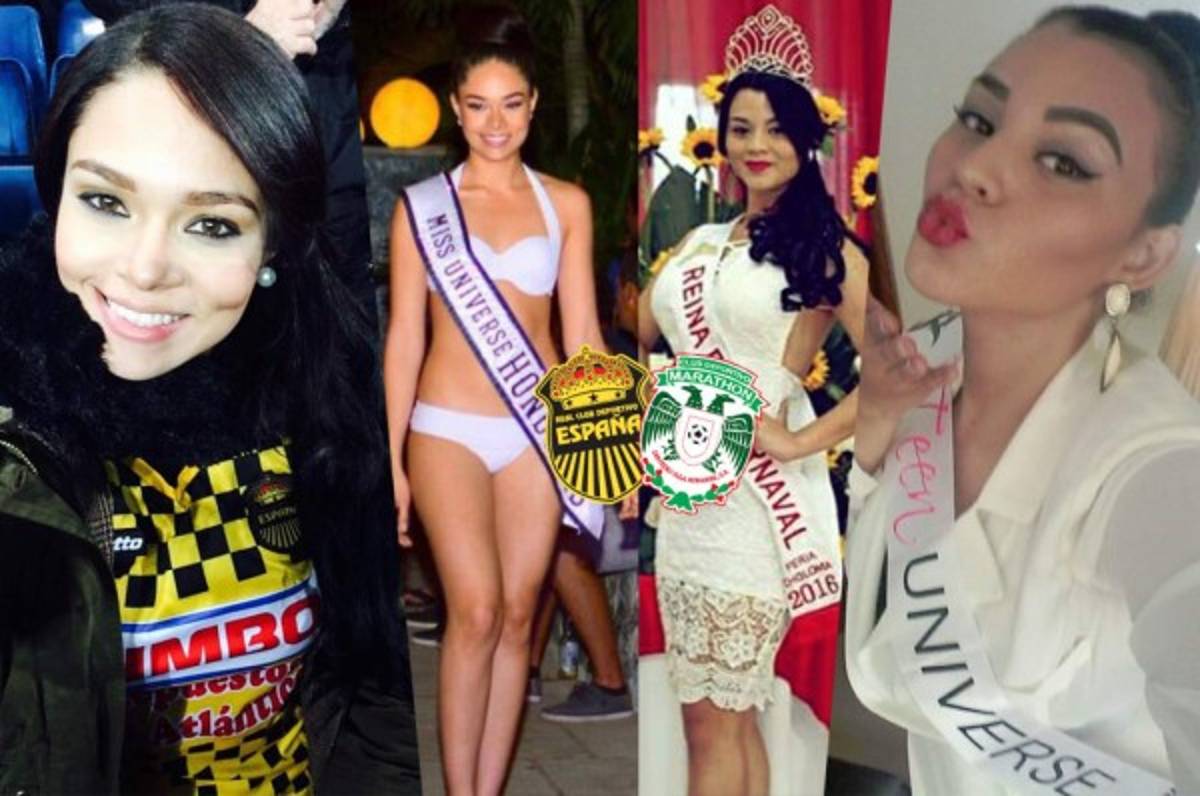 ¡Duelo divino! Las dos reinas de belleza que apoyan el clásico sampedrano