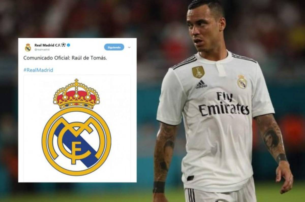OFICIAL: Real Madrid confirma el traspaso de Raúl de Tomás al Benfica