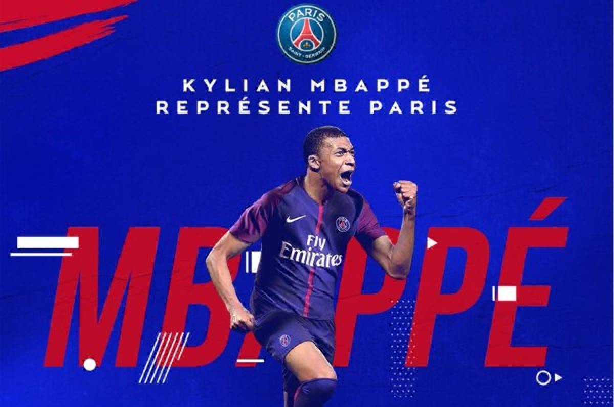 OFICIAL: PSG anuncia el fichaje del delantero Kylian Mbappé