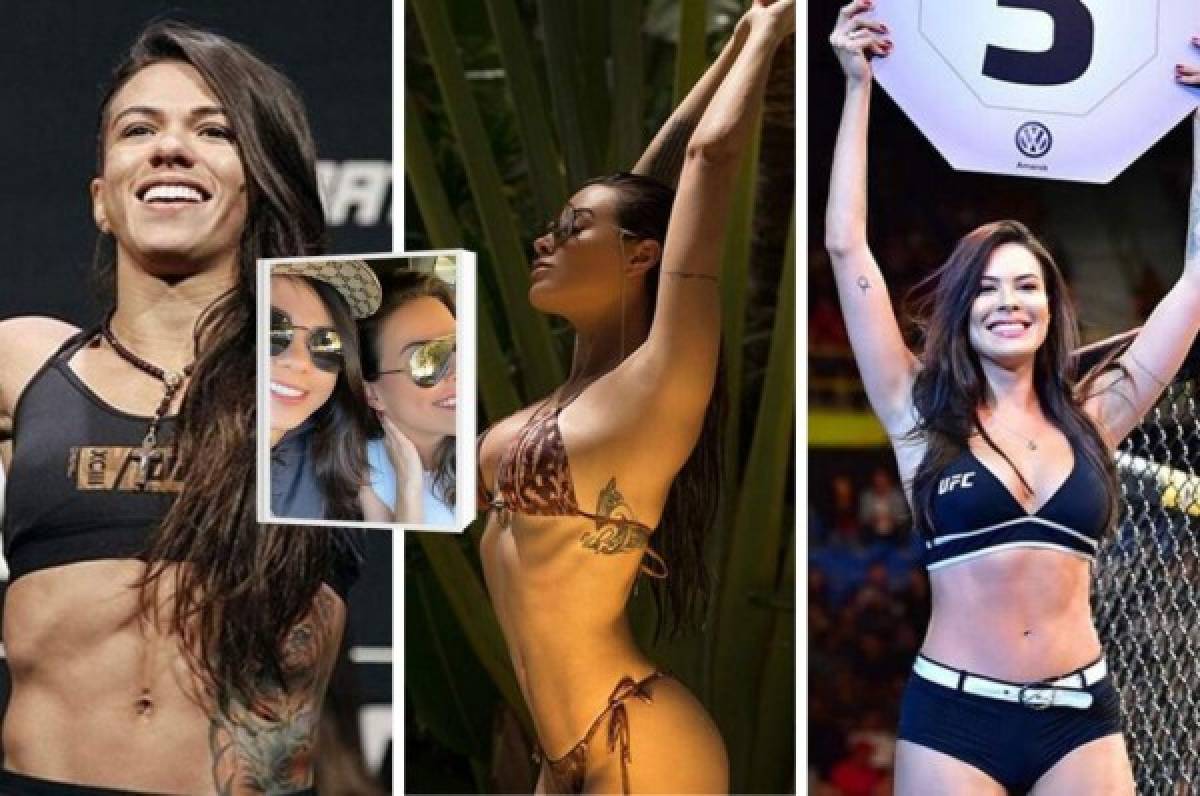 ¡Romance! Claudia Gadelha, peleadora de la UFC, está saliendo con una popular 'ring girl'