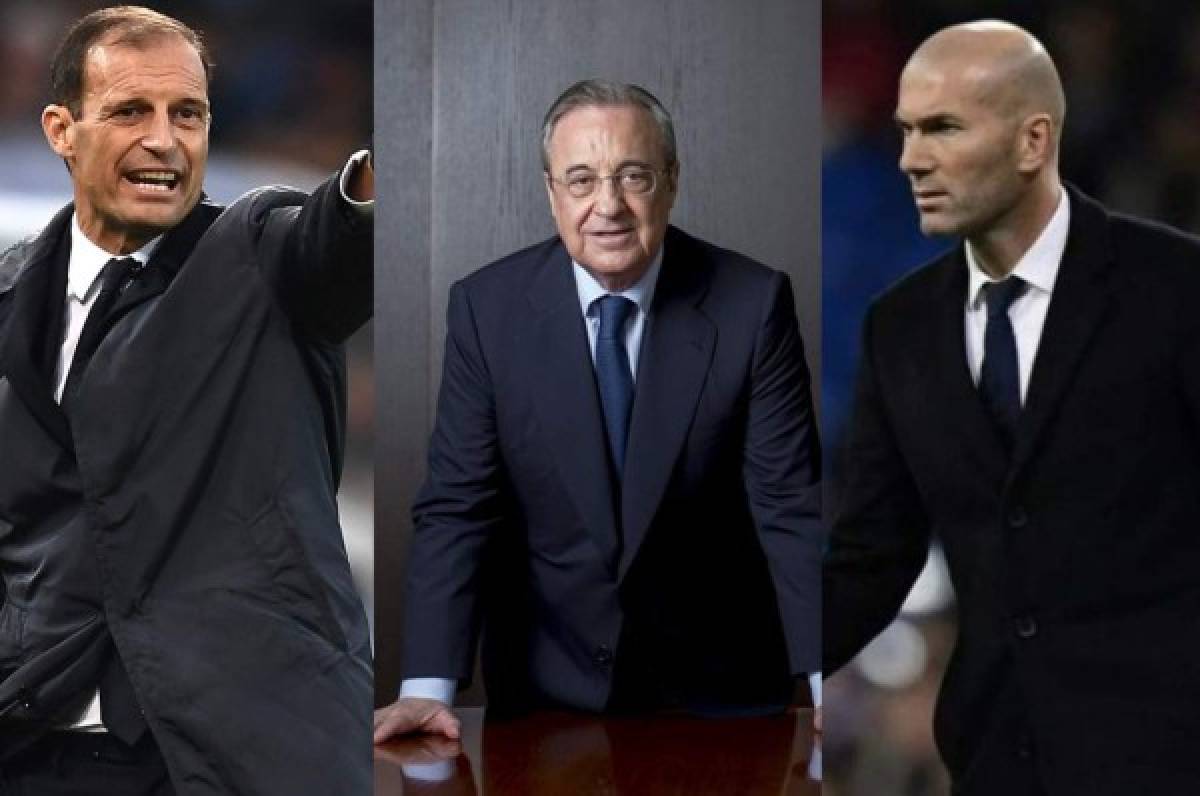 Florentino Pérez quiere a Massimiliano Allegri como entrenador del Real Madrid