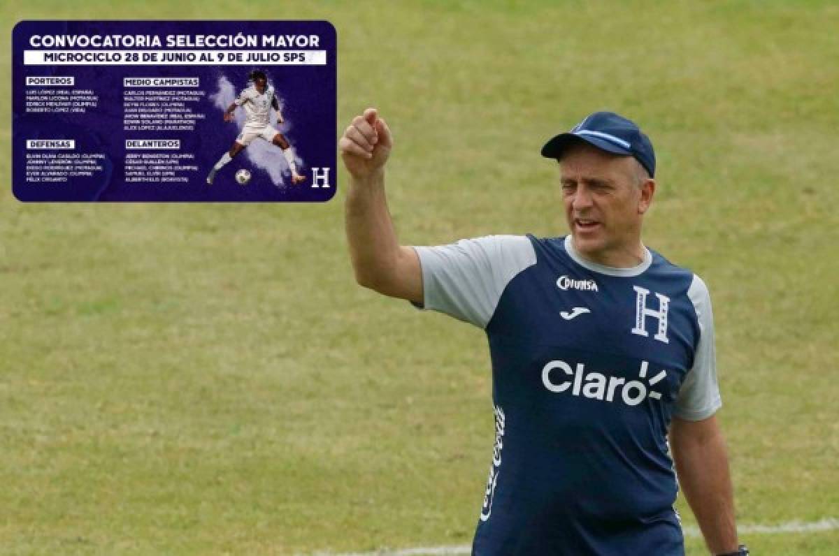 ¡Convocatoria de prelista! Honduras comienza a trabajar este lunes con los que estarán en la Copa Oro