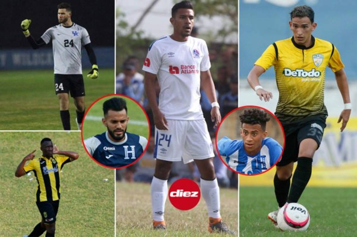 Los futbolistas sub-23 elegibles para Fabián Coito en la Selección Nacional de Honduras