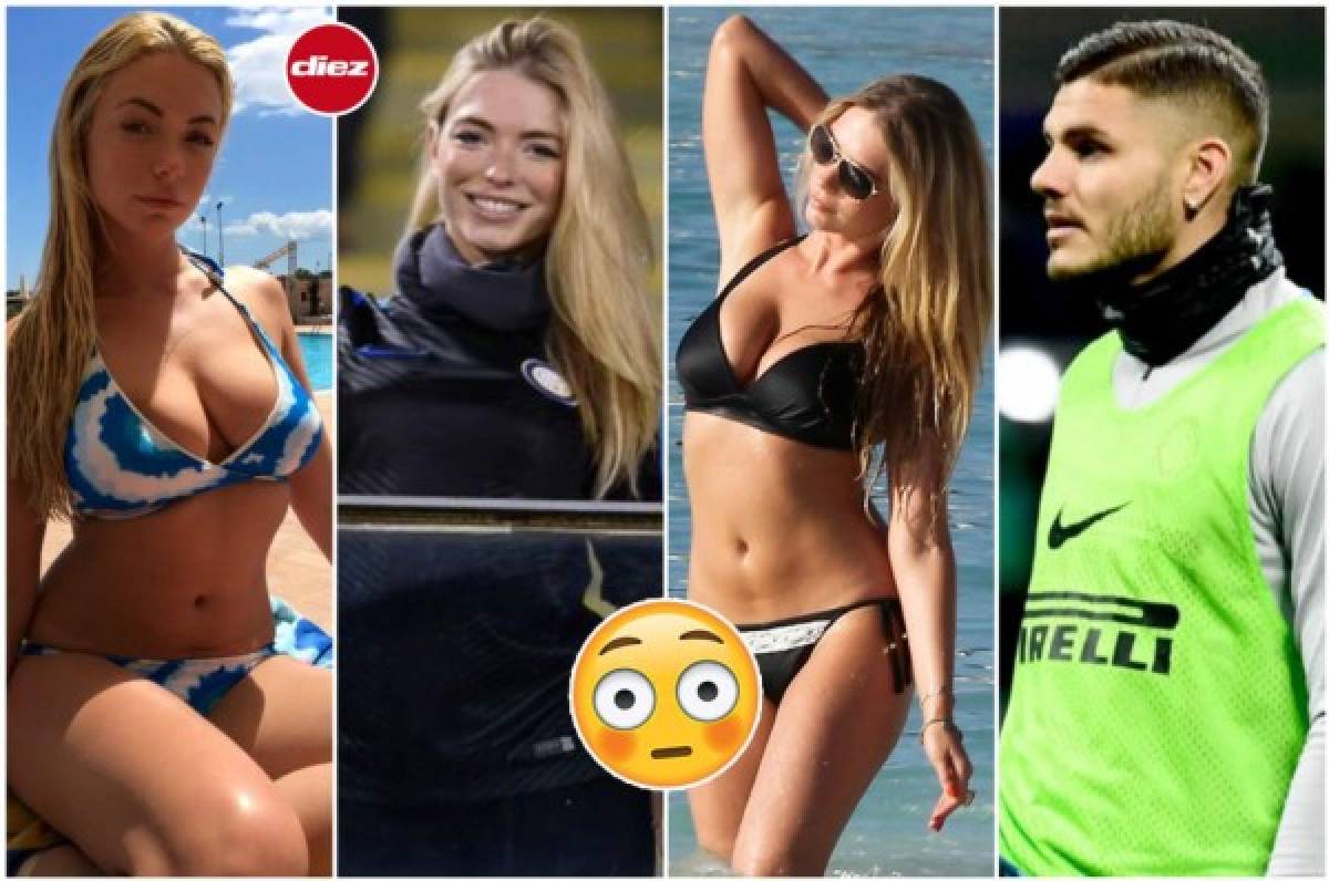 PICANTE: La inglesa April Summers se ofrece al delantero Mauro Icardi