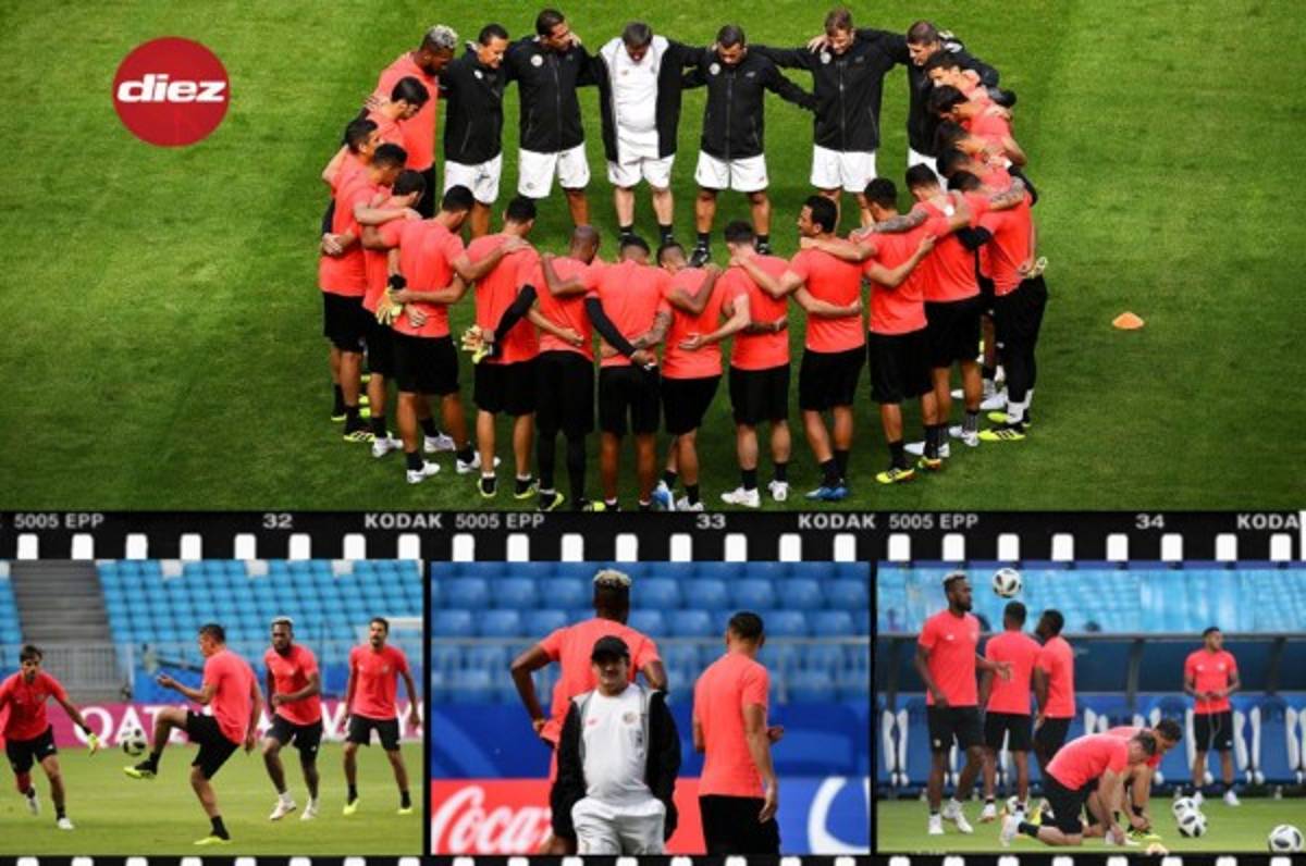 FOTOS: Así fue el entreno de Costa Rica en Samara para el debut en Rusia 2018