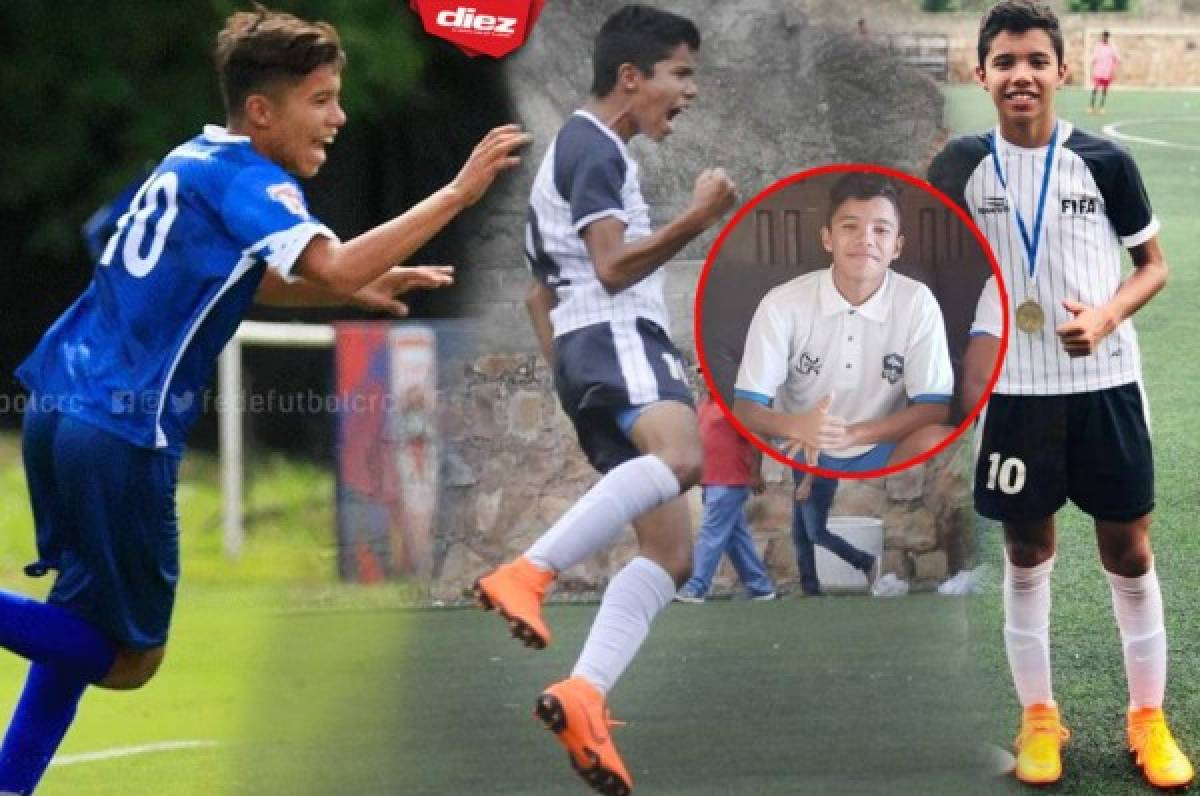 Roberto Osorto, el niño de 13 años que ya debutó en la Liga de Ascenso de Honduras