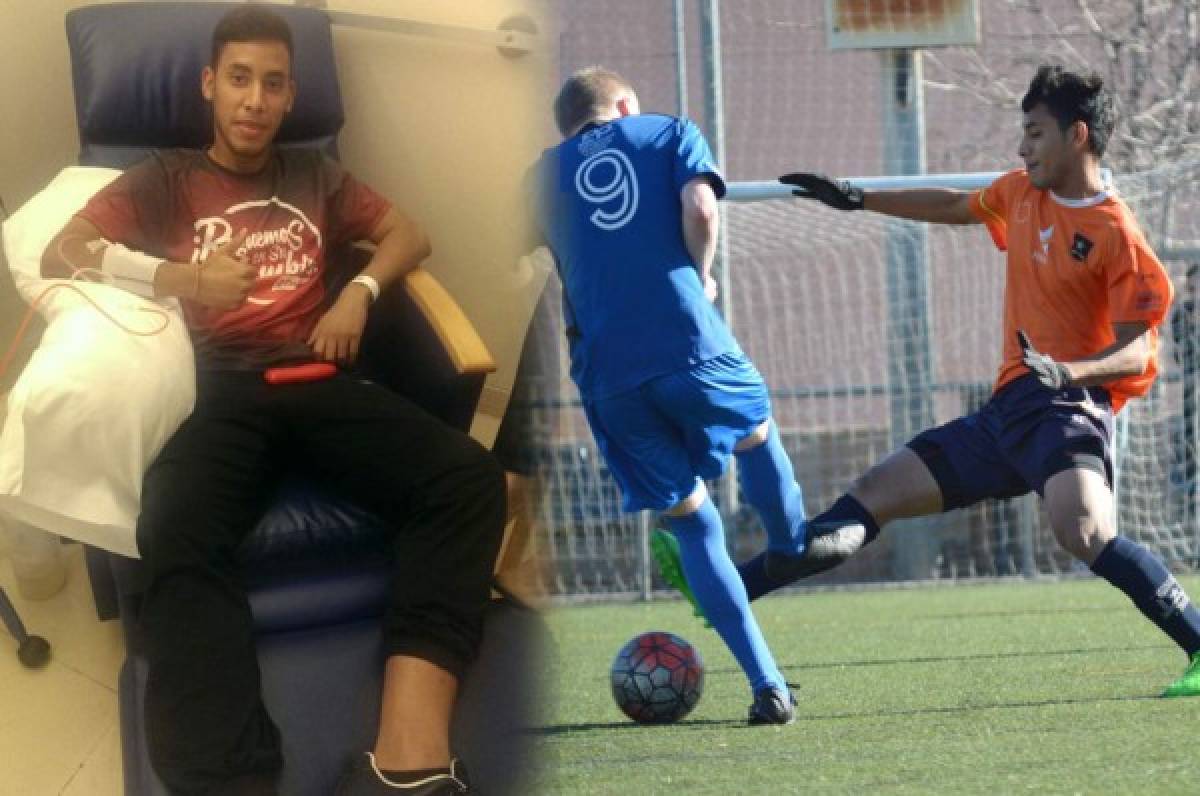 El futbolista hondureño que venció el cáncer y sueña con triunfar en España