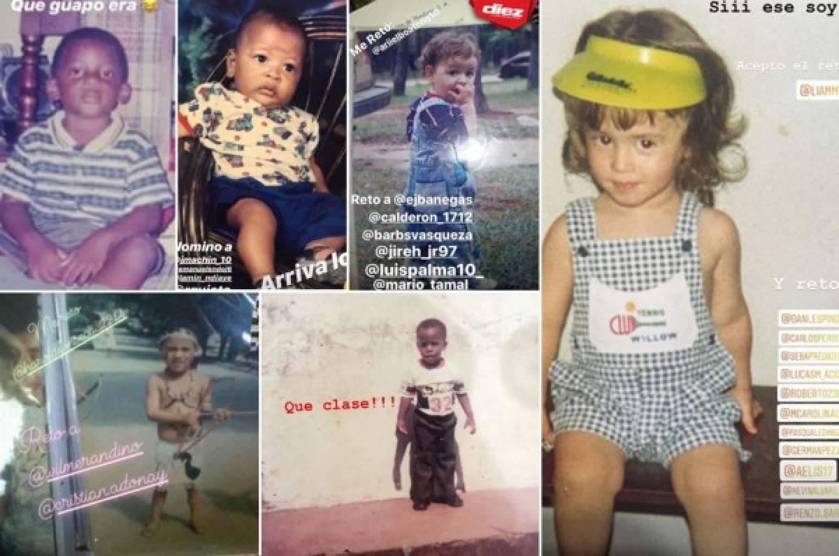 ¿Quién es el de gorra amarilla? Futbolistas hondureños comparten fotos de cuando eran niños
