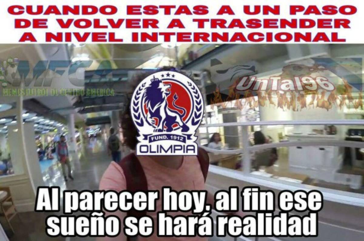 Los terribles memes que dejó la goleada de Olimpia a Plaza Amador