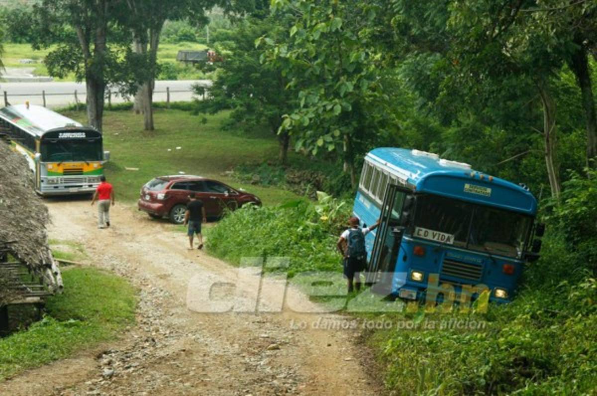 Jugadores del Vida pasan susto antes de amistoso con Motagua