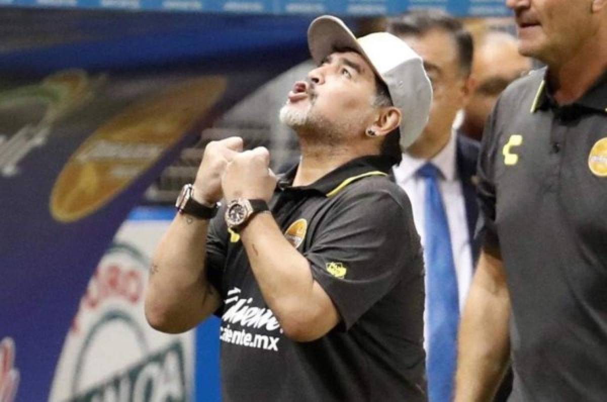 Diego Maradona se ausenta de los entrenamientos de Dorados por rehabilitación