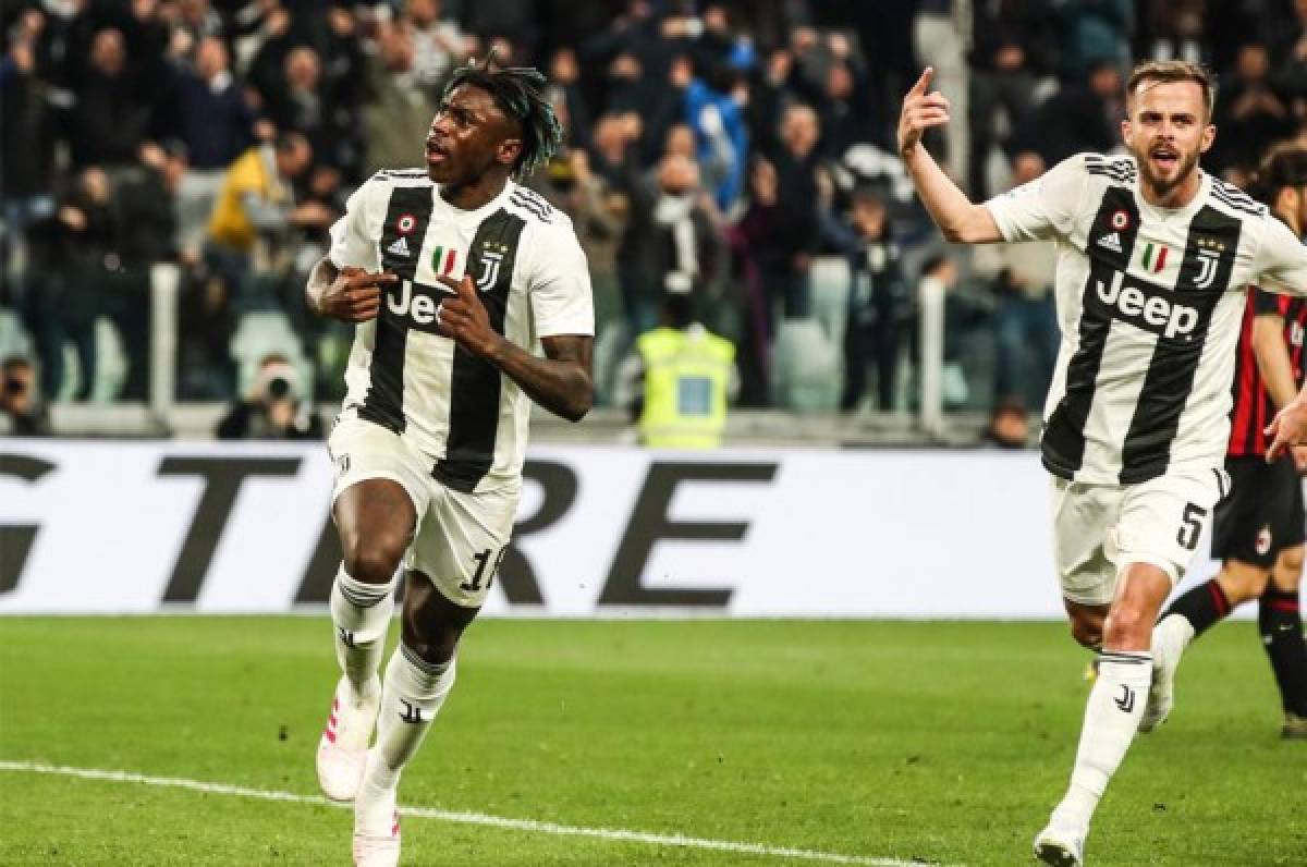 Juventus roza el título en Italia tras remontar al AC Milan con goles de Dybala y Kean