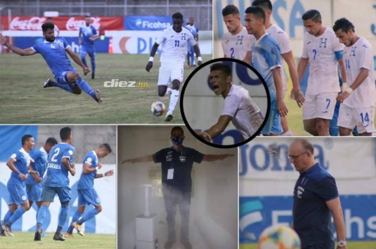 NO SE VIO EN TV: La frustración de Coito, caras largas en Honduras y la dura entrada a Rubilio