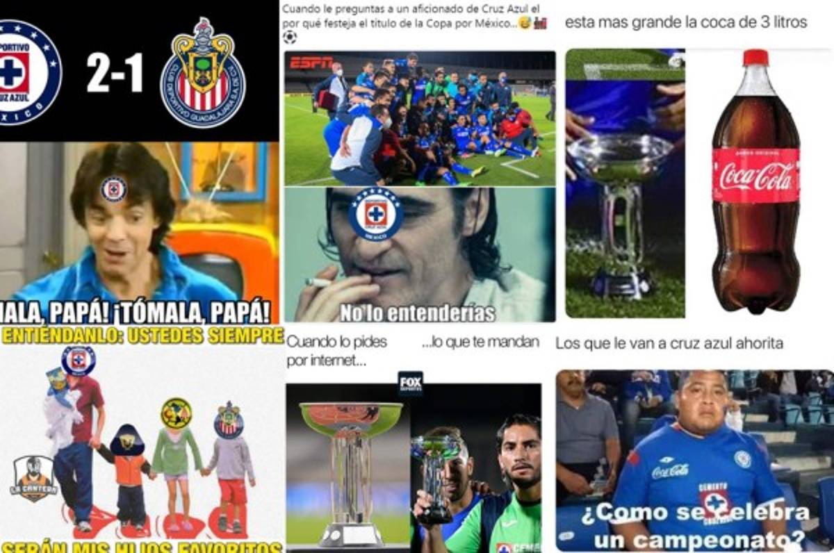 Los memes destrozan al campeón Cruz Azul por el título de la Copa por México