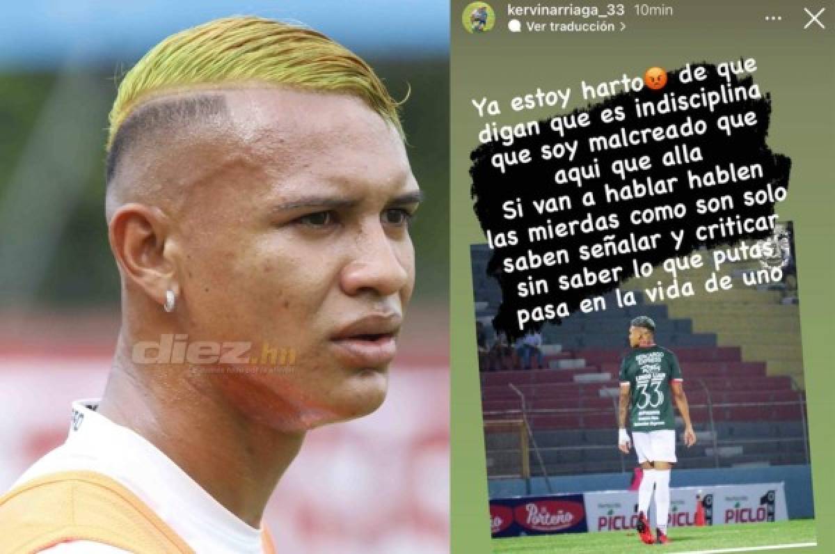 Kervin Arriaga reacciona tras ser marginado del clásico: 'Estoy harto que digan que soy indisciplinado'