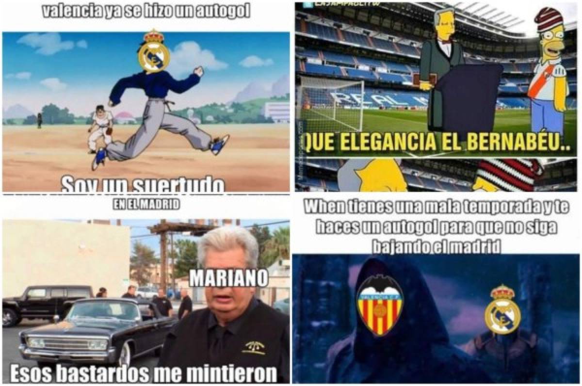 River se cuela en los memes del triunfo del Real Madrid sobre el Valencia