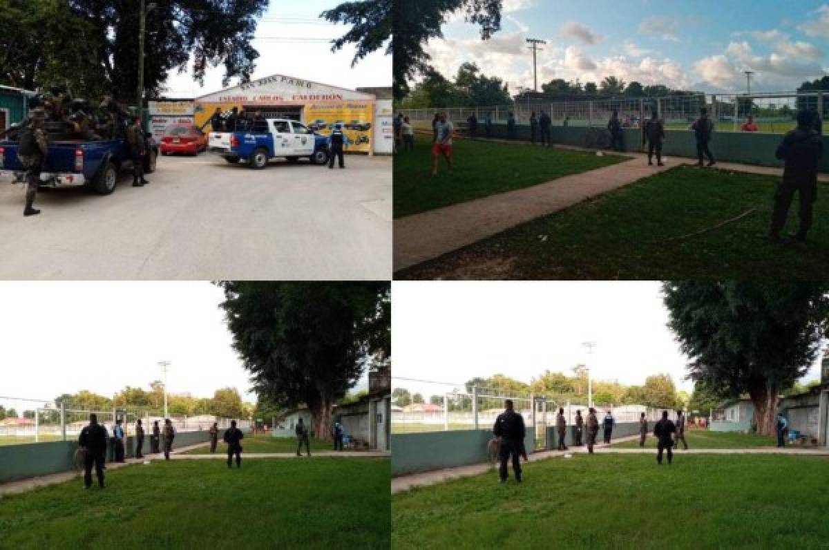 Policía Nacional irrumpe con desalojo en partido de fútbol en San Juan Pueblo