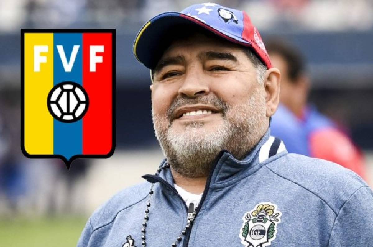 Maradona, el elegido para tomar las riendas de la selección de Venezuela