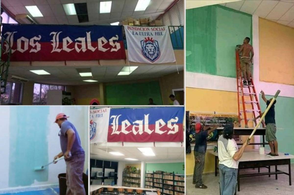 ¡De admirar! Ultrafiel ayuda a restaurar una escuela en San Pedro Sula