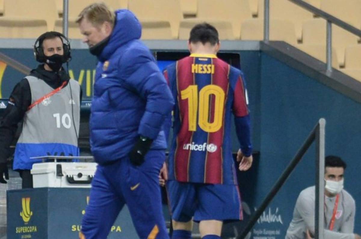 Destapan la reacción de Messi en el vestuario tras irse expulsado y lo que dice el acta arbitral