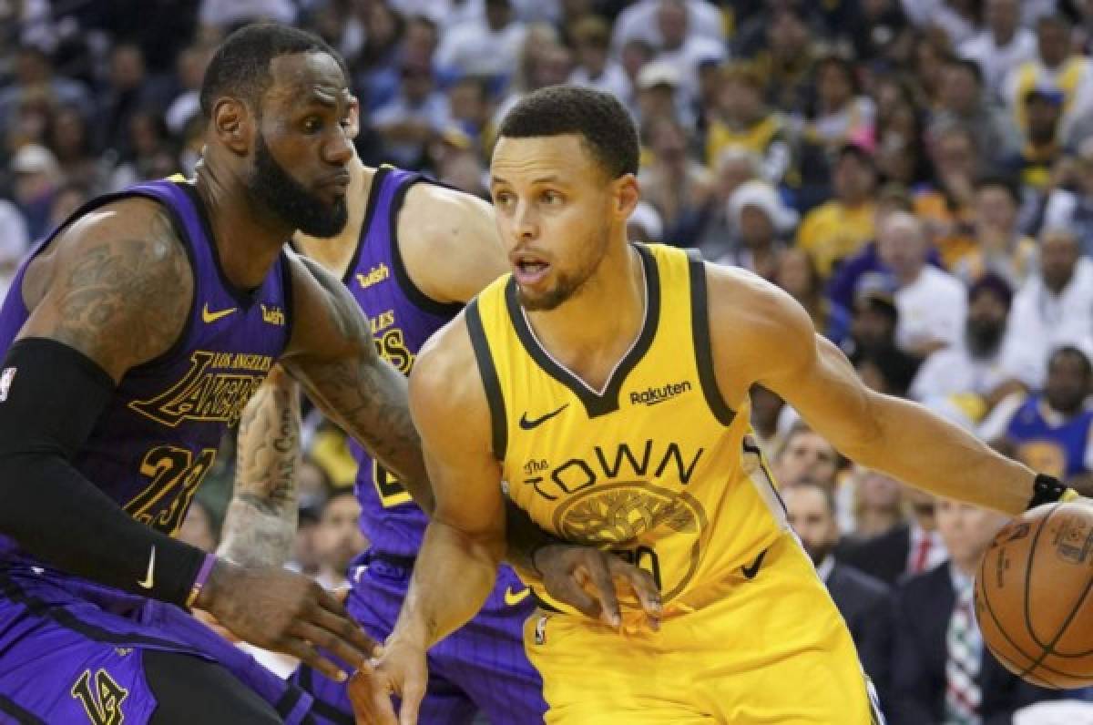 Hasta LeBron James se rinde a Stephen Curry y los Warriors