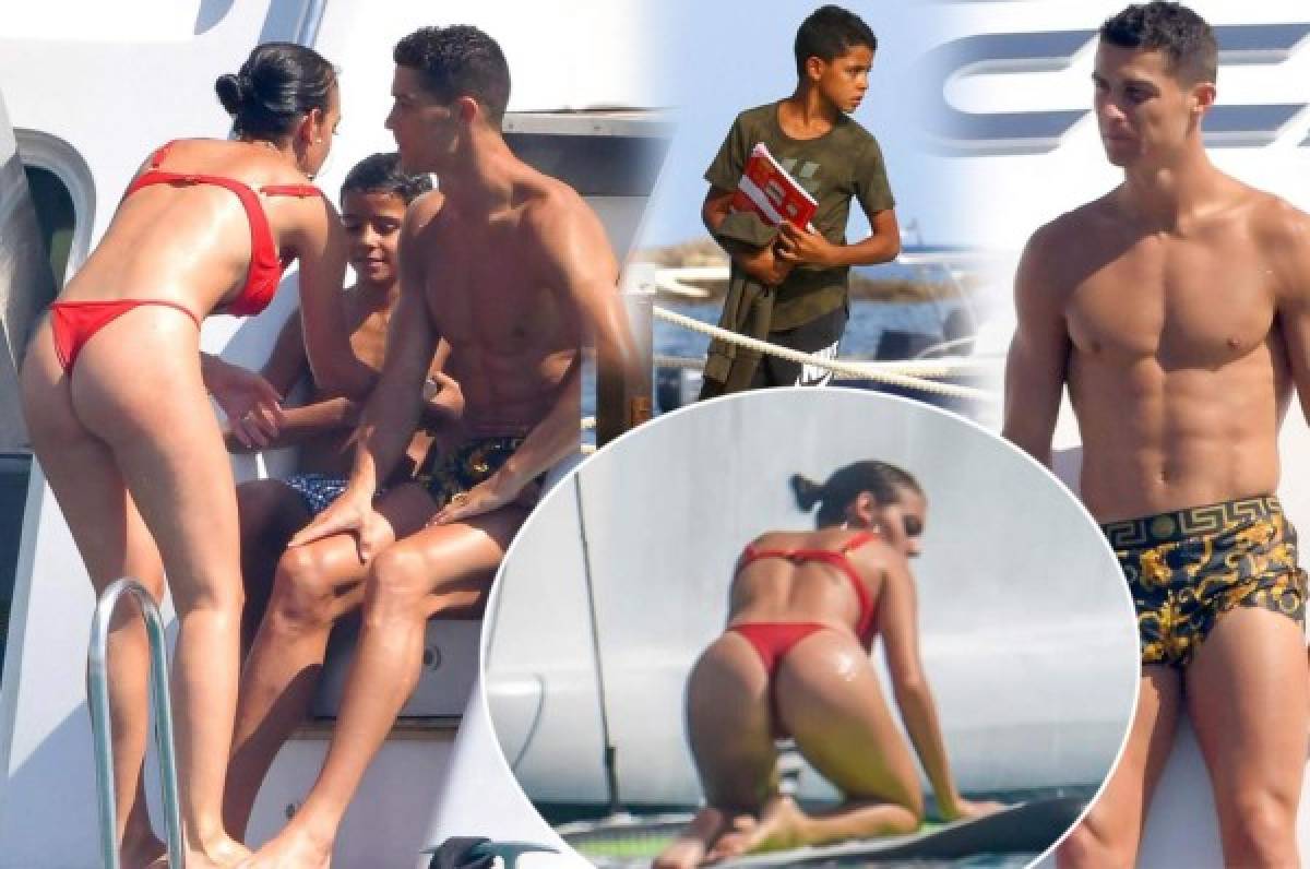 Las infartantes imágenes de Cristiano y Georgina en la isla de Saint-Tropez