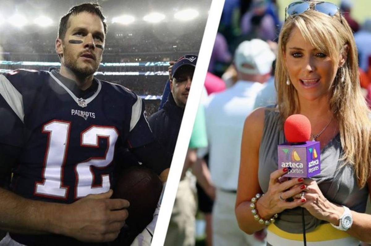 La bella Inés Sainz es sorprendida por Tom Brady, estrella de los Patriots