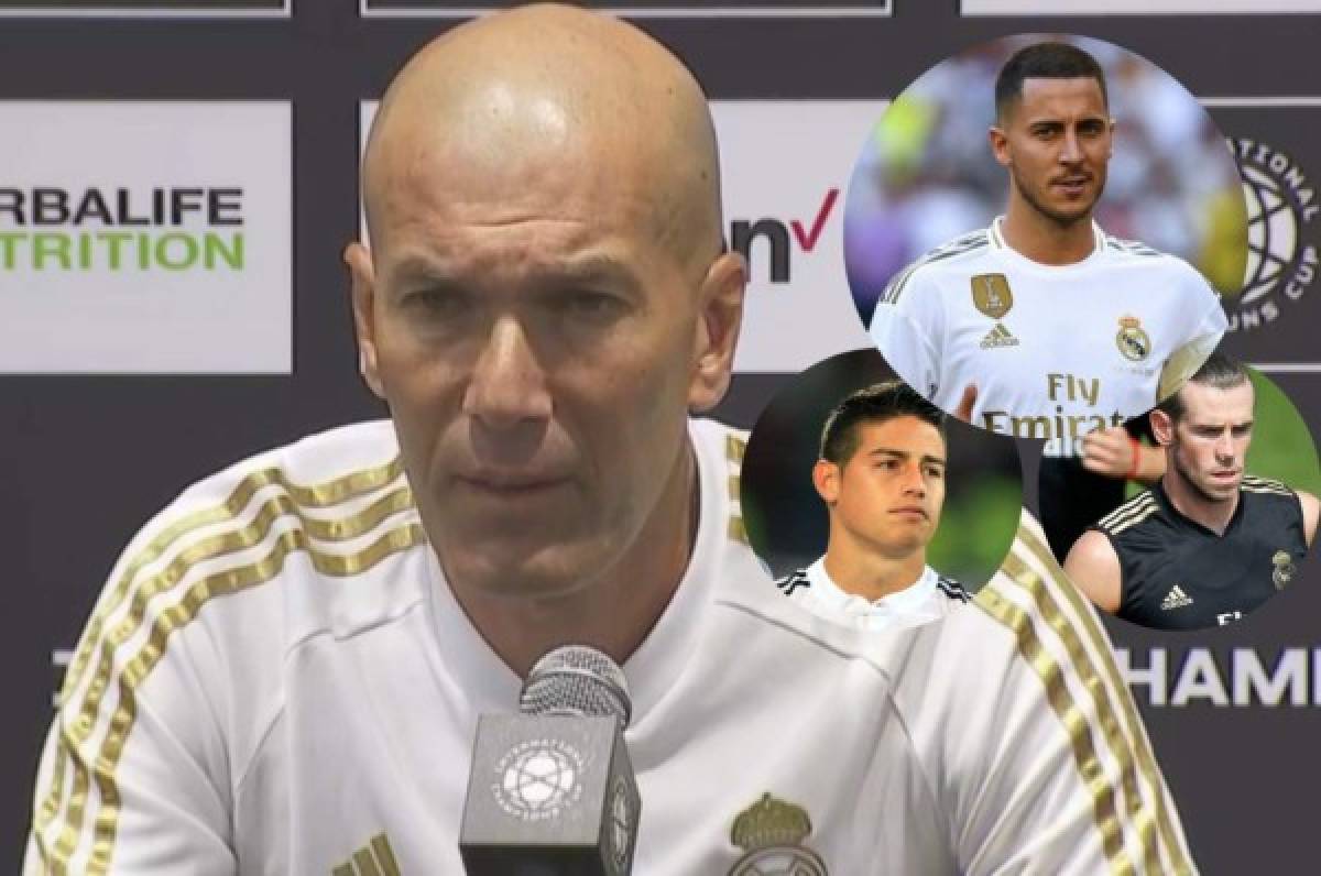 Zidane habla de la llegada de Hazard, los fichajes y la posible salida de Bale y James