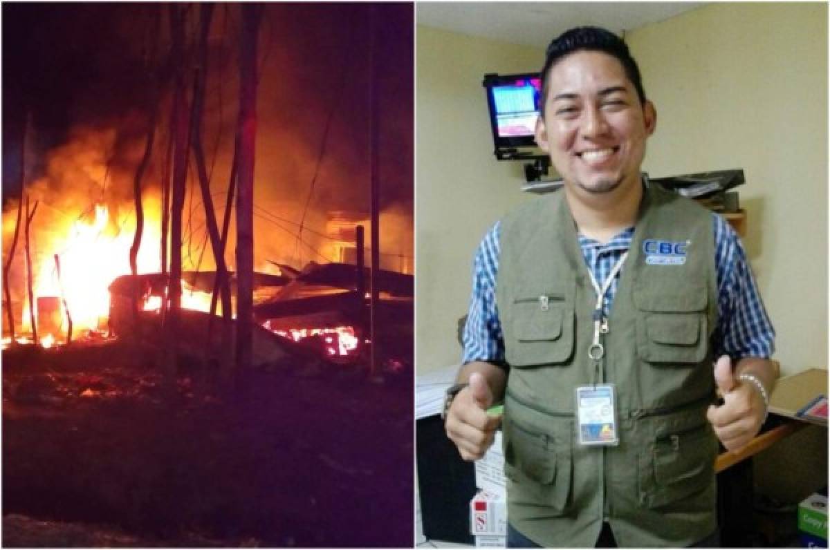 Camarógrafo pierde todo en voraz incendio y necesita ayuda