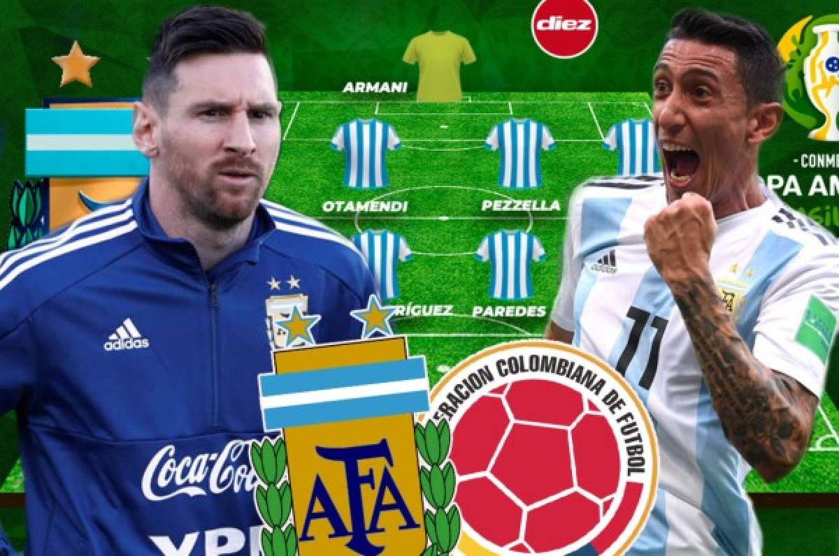 Argentina: Confirmado el poderoso 11 titular para debutar en la Copa América 2019