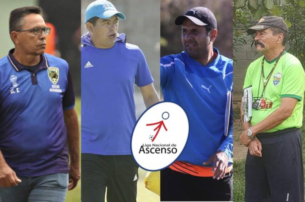 Los ocho entrenadores que buscan el Ascenso a Liga Nacional