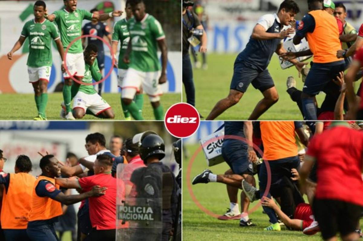 NO VISTE EN TV: Llanto en el Marathón, burla de figura del Motagua y patadas en el Yankel