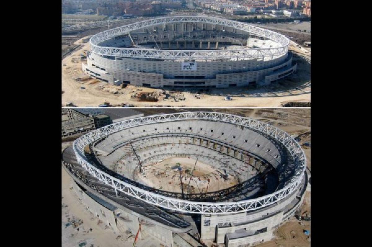 ¡BELLEZA! Así marcha la construcción del nuevo estadio del Atlético de Madrid