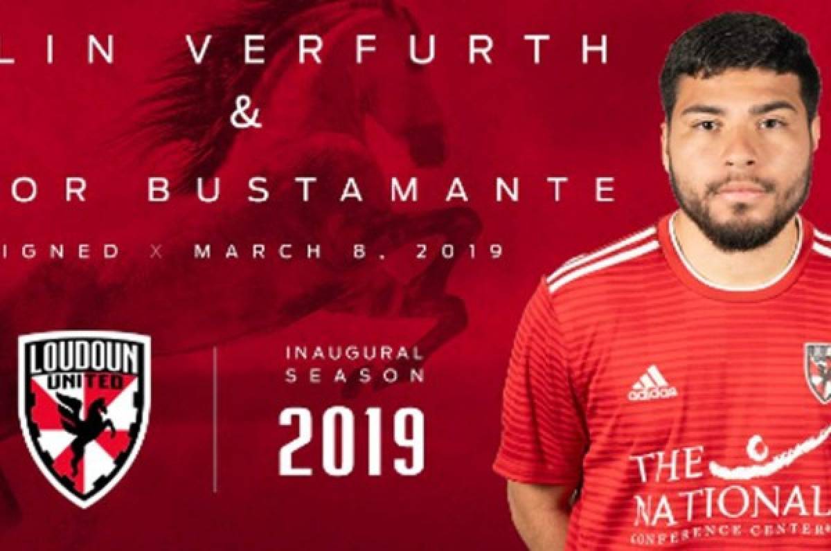 Oficial: Hondureño Sandor Bustamante ficha por el Loudoun United