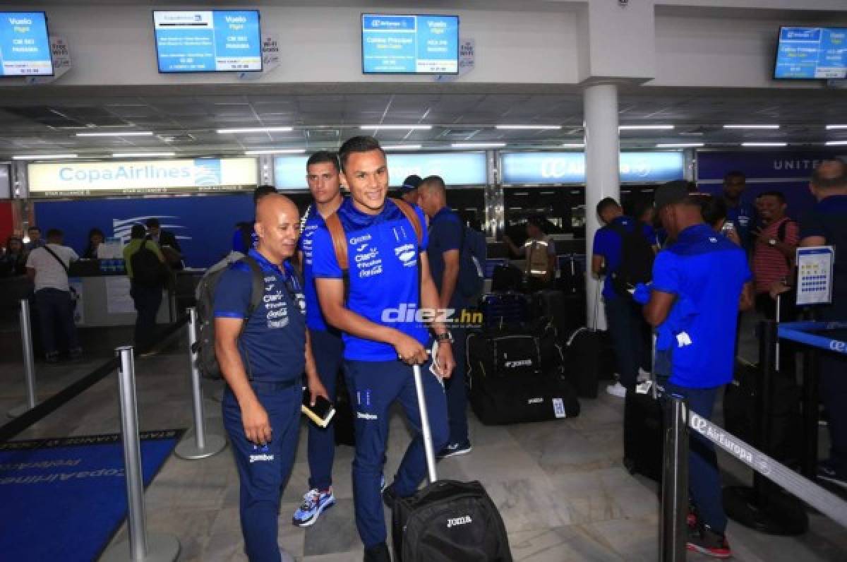 EN FOTOS: Selección de Honduras viajó hacia Trinidad y Tobago para debutar en la Liga de Naciones