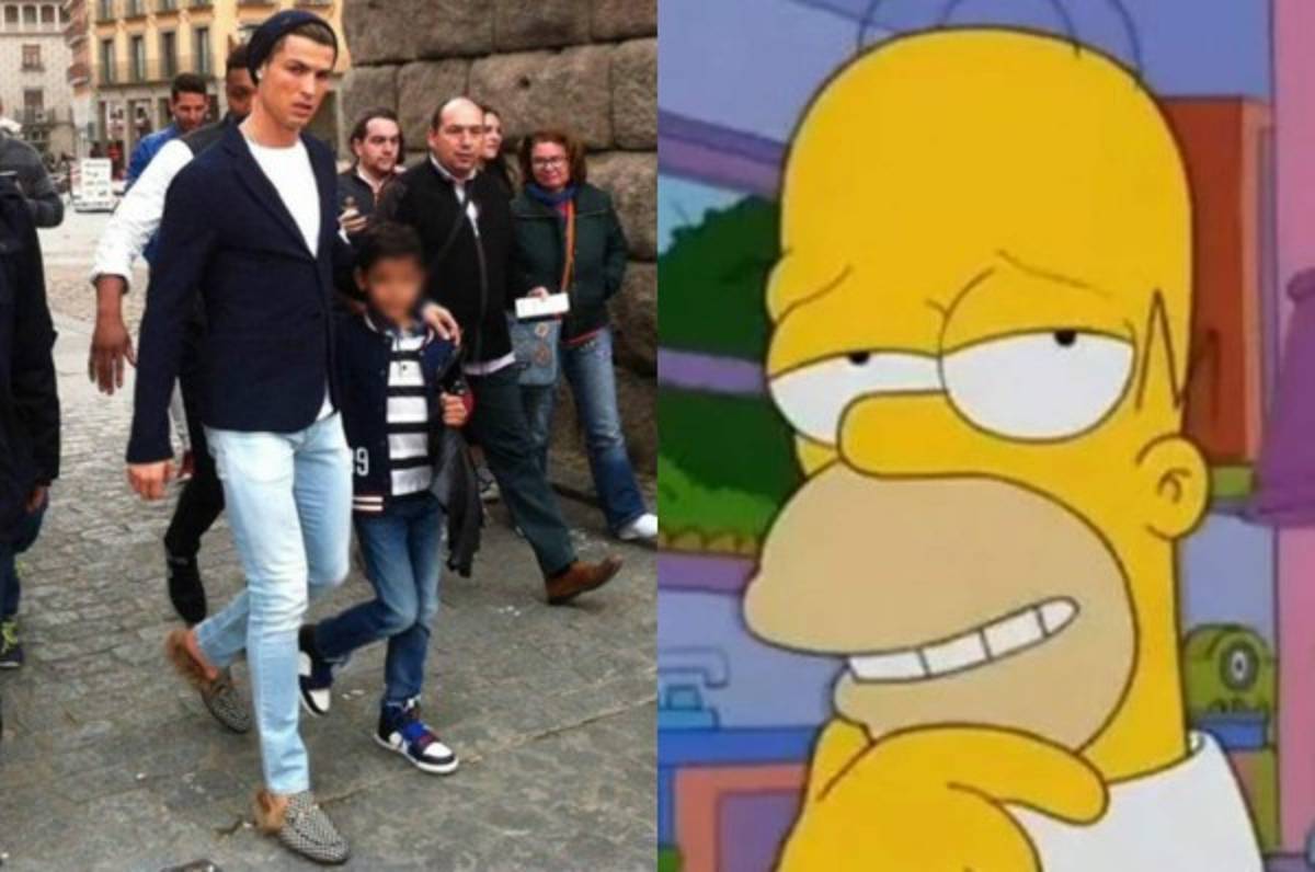 Viral: Los zapatos de Cristiano que también estaban en Los Simpons
