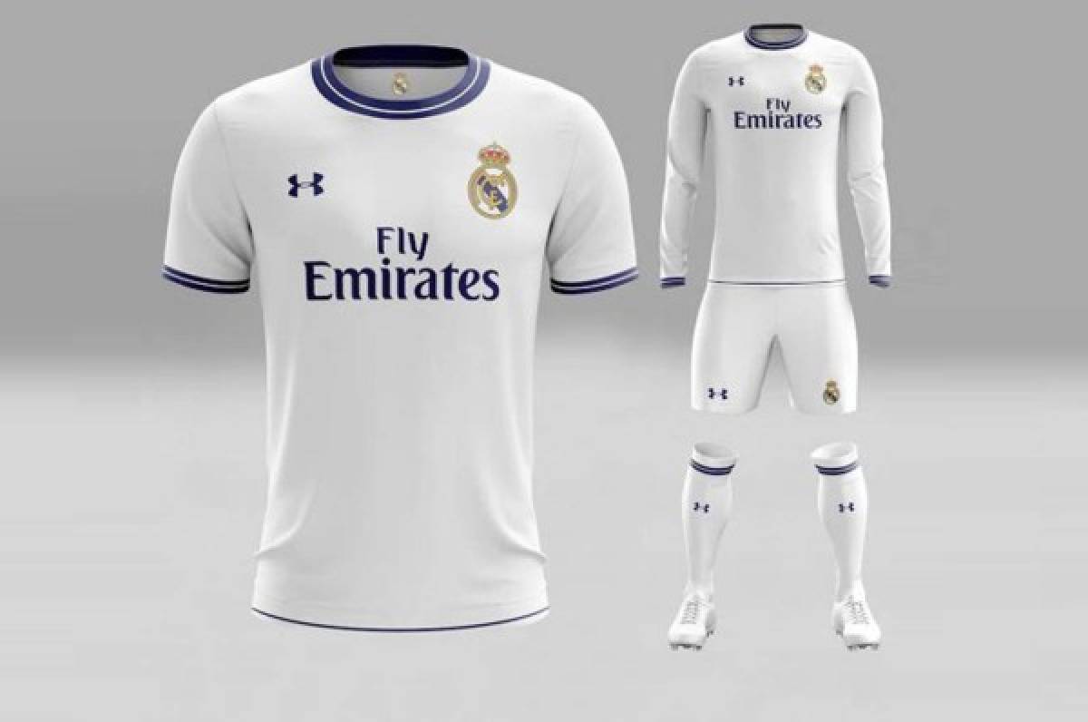 La posible nueva equipación 'Under Armour' del Real Madrid