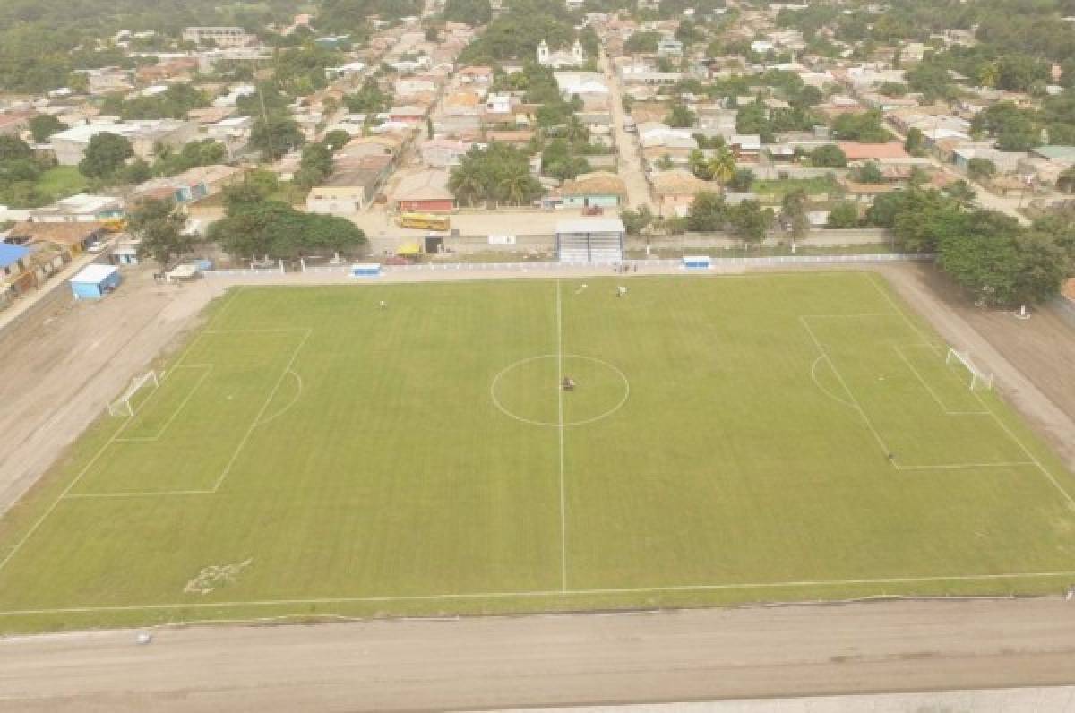 ¡Belleza! Así es el nuevo estadio de Teupasenti en El Paraíso