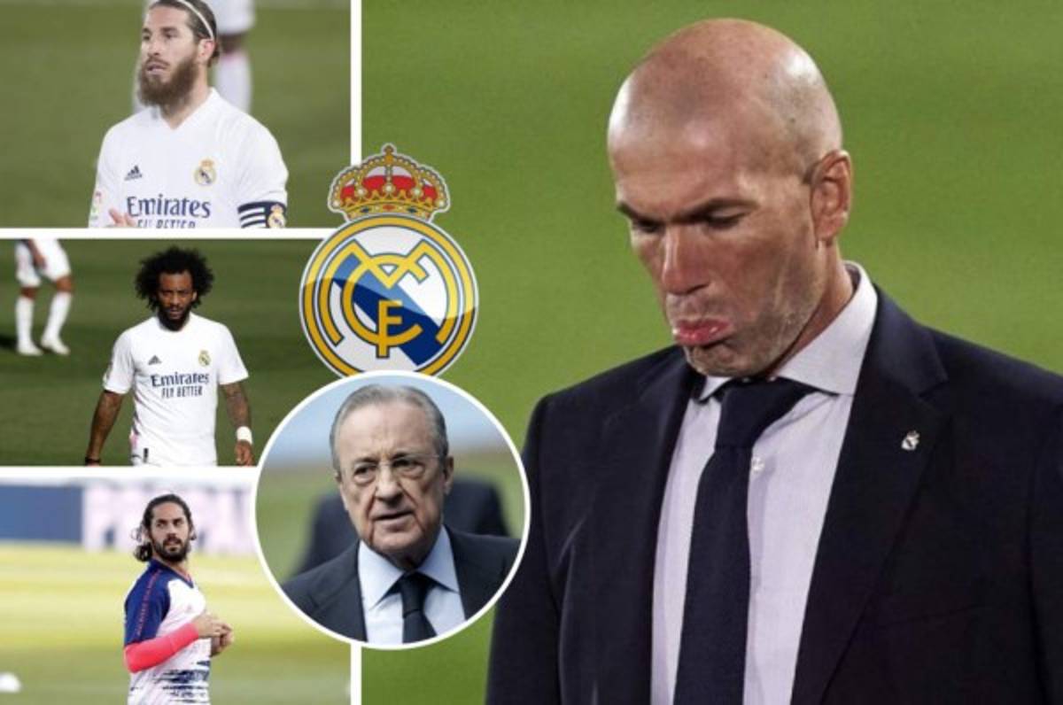 Zidane y su profunda limpieza en el Real Madrid: Sale a la luz la lista de jugadores que irán del club
