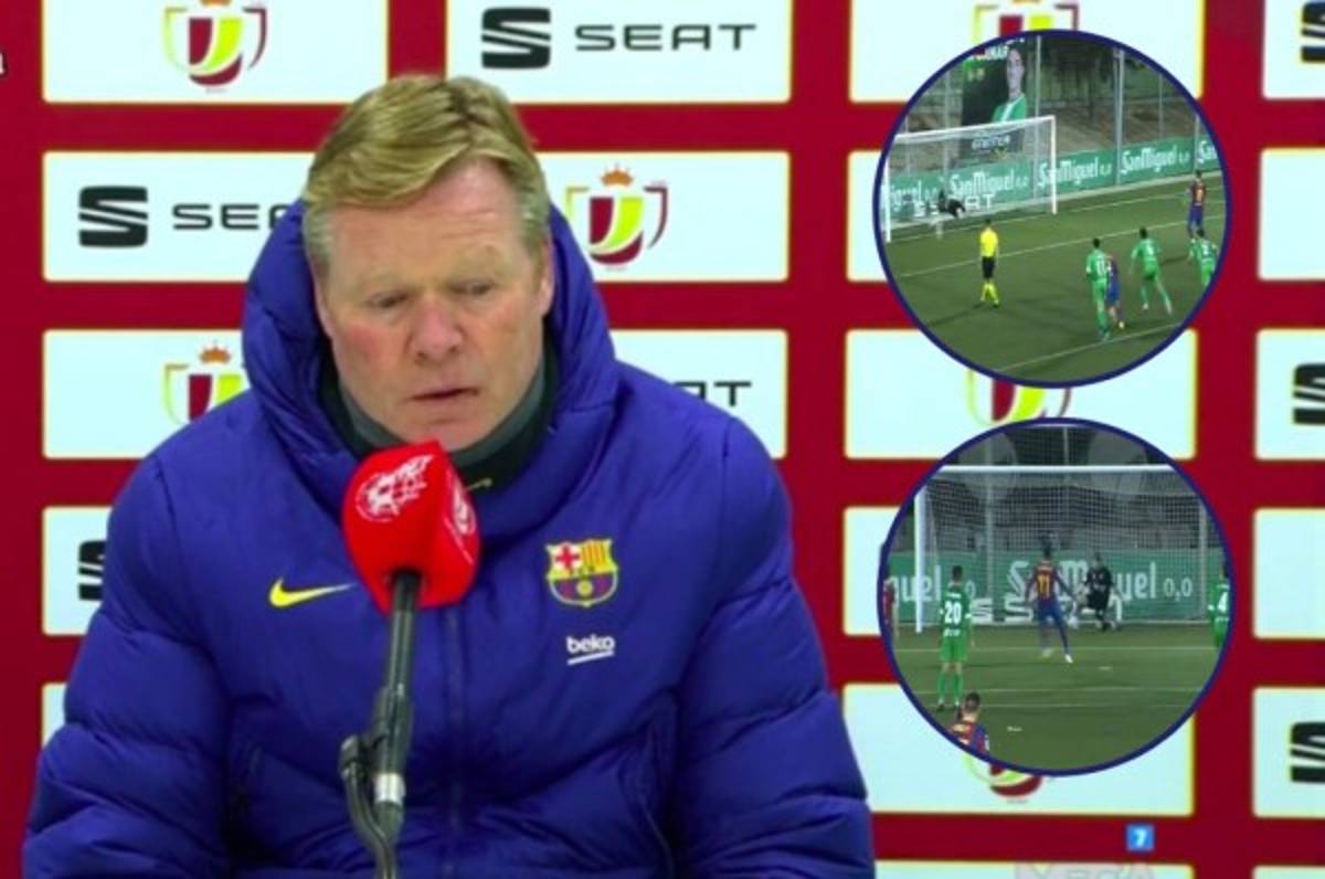 Ronald Koeman asegura que 'no es serio' fallar dos penales luego de la victoria contra Cornellá