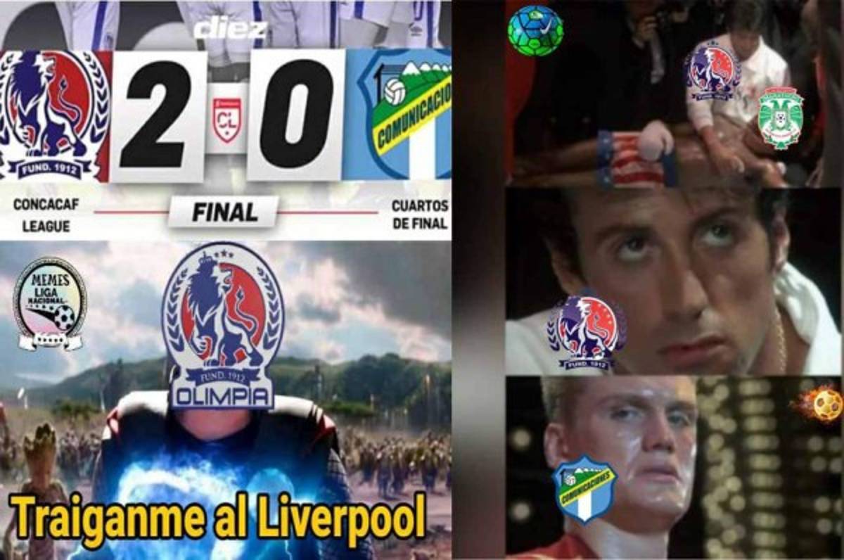 Olimpia y Motagua, protagonistas de los memes tras ganar sus juegos en Liga de Concacaf