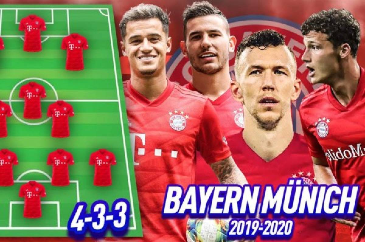 Revolucionado 11 del Bayern Múnich para borrar al Barça y Real Madrid de Europa