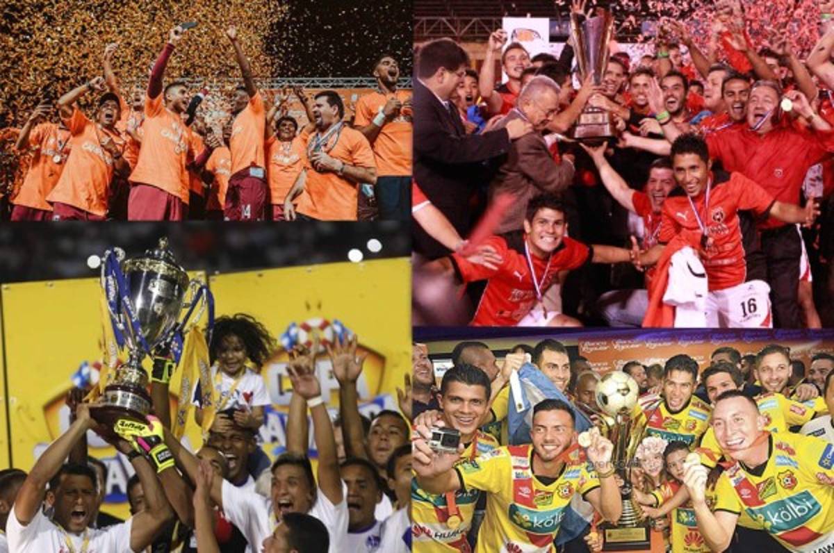 Los 15 equipos que más títulos han ganado en Centroamérica