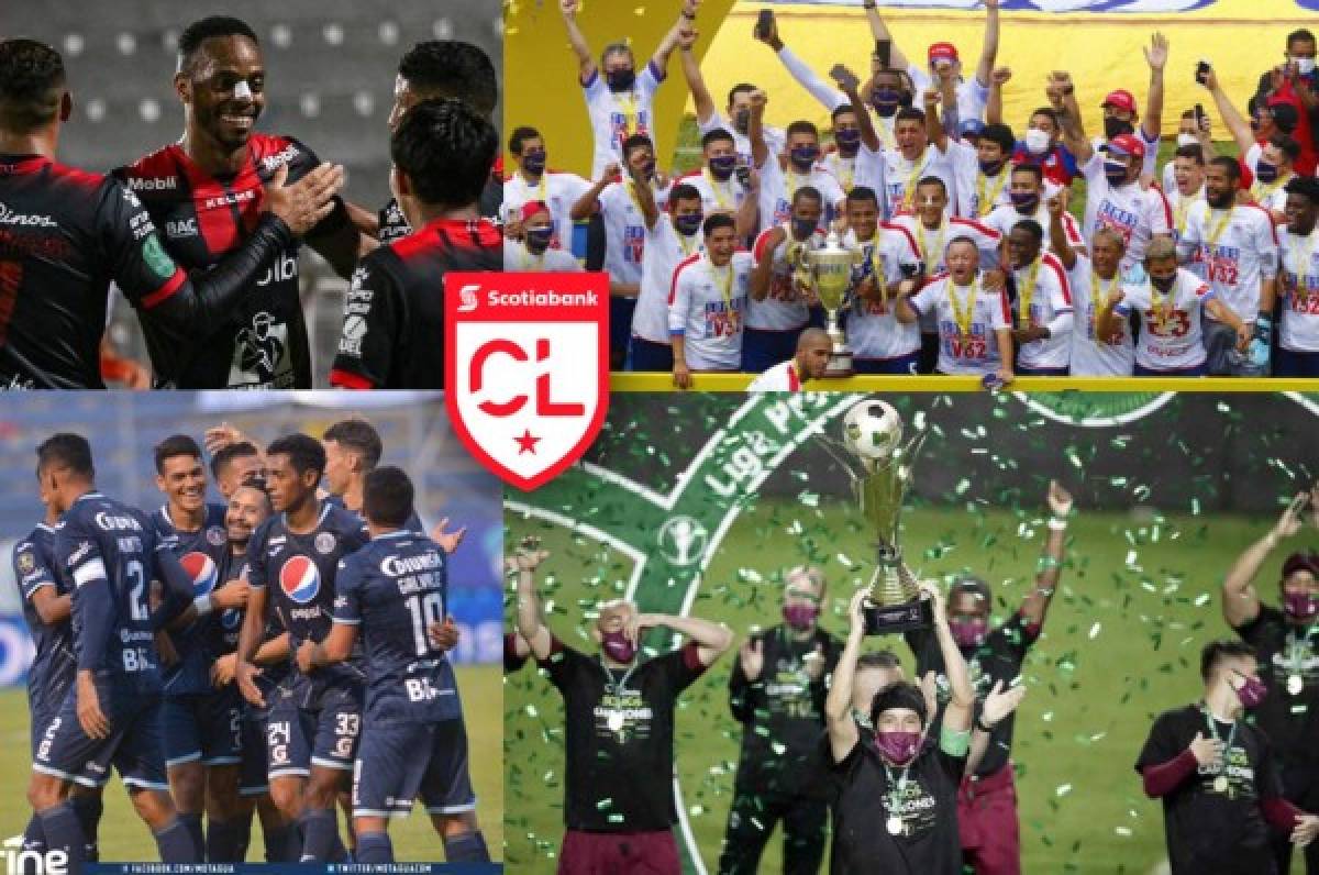 Olimpia, Motagua y Marathón conocerán sus rivales en la Liga Concacaf el 16 de junio