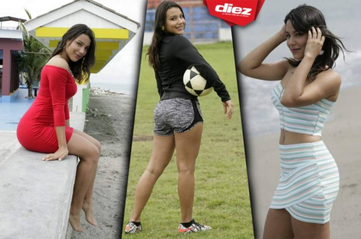 Ashley Wesley, la futbolista hondureña que rompe los parámetros de belleza