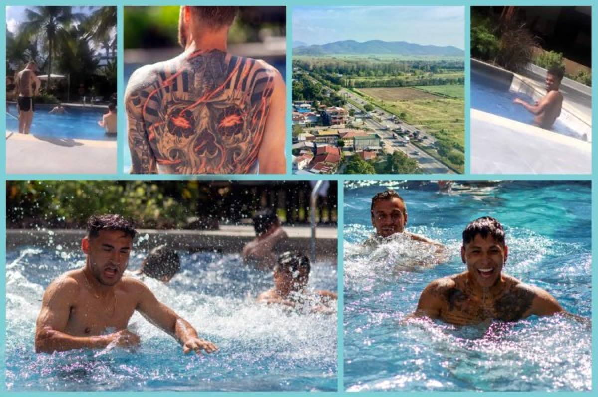 ¡Piscina, sol y risas! Así disfrutan los jugadores del Seattle Sounders en San Pedro Sula